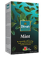 Чай чёрный Dilmah Mint в пакетиках 20 шт 30г Мята