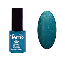 Гель-лак Tertio №153 темний зелений з мікроблиском 10 мл