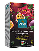 Чай чёрный Dilmah Passion Fruit Pomegranate & Honeysuckle в пакетиках 20 шт 30г