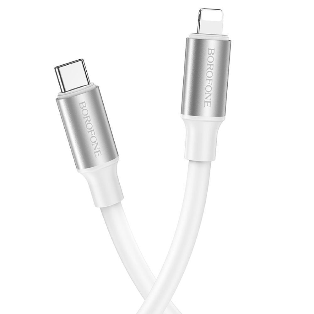 Кабель USB Borofone BX82 PD Type-C to Lightning Колір Білий