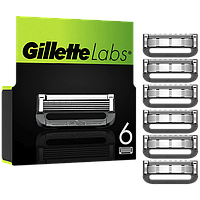 Сменные кассеты (лезвия) Gillette Labs with Exfoliating Bar New (6 шт.)