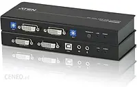 Комутатор консолей (KVM) ATEN CE604 DVI DUAL VIEW KVM EXTENDER (CE604-AT-G)