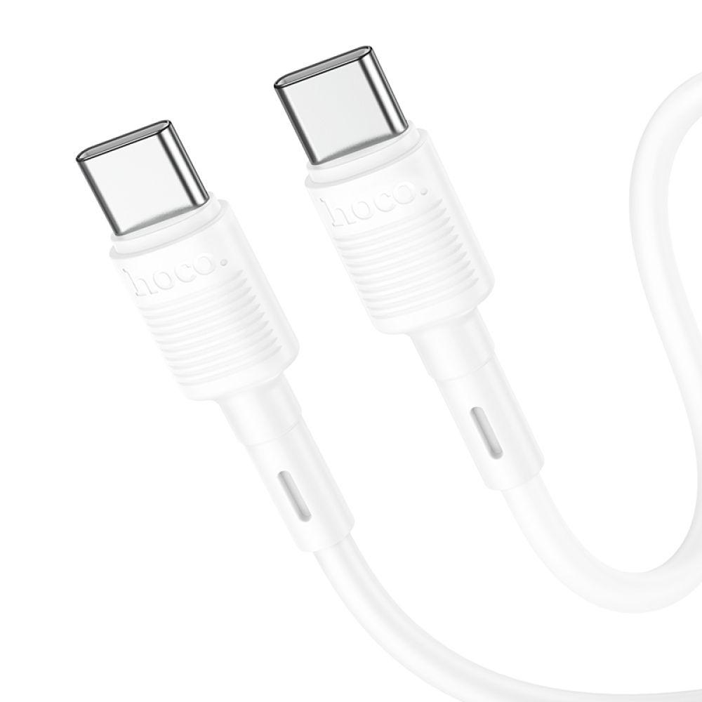 Кабель USB Hoco X83 60W Type-C to Type-C Колір Білий
