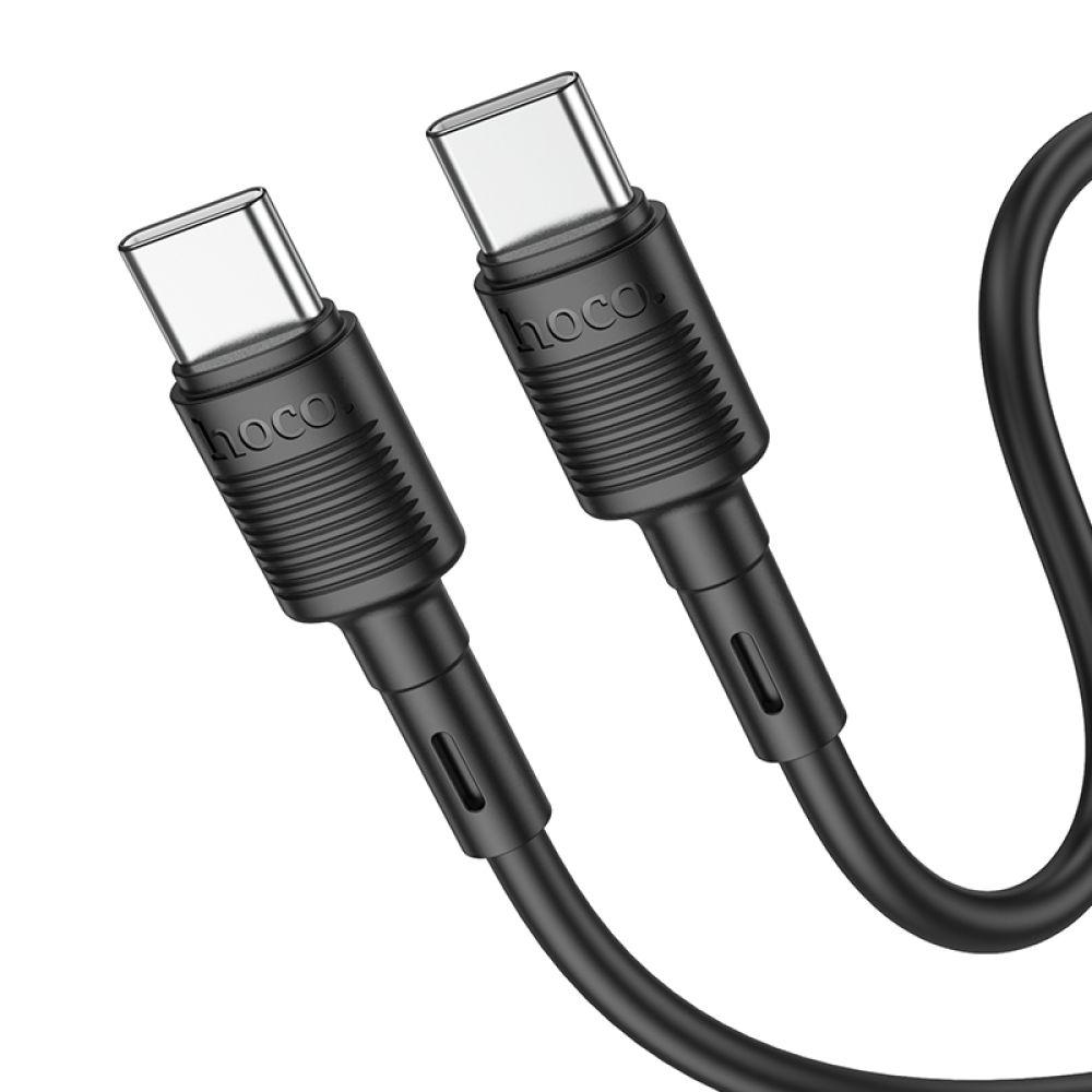 Кабель USB Hoco X83 60W Type-C to Type-C Колір Чорний
