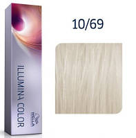 Крем-краска для волос Wella Illumina color 10/69 яркий блонд фиолетовый сандре 60 мл prof