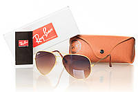 Мужские рейбены очки коричневые для мужчины очки от солнца Ray Ban Shopen Чоловічі рейбени окуляри коричневі