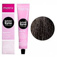 Крем-краска для волос без аммиака Matrix SoColor Sync 3N Темный шатен 90 мл prof