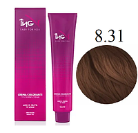 Крем-краска для волос ING Professional Colouring Cream 8.31 Светлый блондин золотистый пепельный 100 мл prof