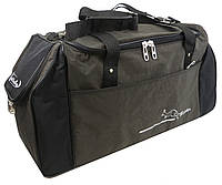 Дорожньо-спортивна сумка Wallaby 59 л хакі із чорним Shopen