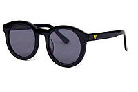 Брендовые женские очки черные солнцезащитные очки Gentle Monster Gentle Shopen Брендові жіночі окуляри чорні