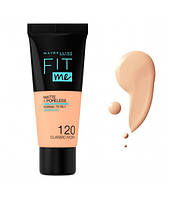 Матуючий тональний крем Maybelline New York Fit Me №120 (classic ivory) 30 мл prof