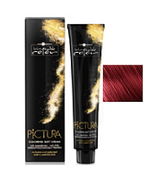 Крем-краска для волос Hair Company Inimitable Pictura 6.66 темно-русый интенсивно-красный 100 мл prof