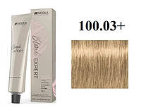 Стойкая перманентная крем-краска Indola 100.03+ Ультра блонд натуральный золотистый интенсивный 60 мл prof