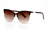 Коричневые классические очки для женщин на лето солнцезащитные очки женские Shopen Коричневі класичні окуляри