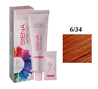 Крем-краска для волос jNOWA Professional Siena Chromatic Save 6/34 Темный тициан 90 мл prof