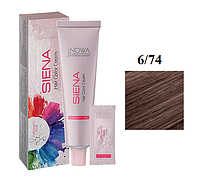 Крем-краска для волос jNOWA Professional Siena Chromatic Save 6/74 Светлый палисандр 90 мл prof