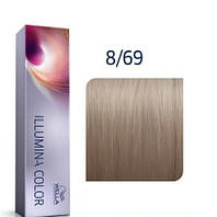 Крем-краска для волос Wella Illumina Color, 60 мл 8/69 Светлый блондин фиолетовый сандре 60мл prof