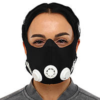 Маска тренировочная Training Mask SP-Sport FI-6214 (3 клапана, неопрен, р-р S-L (от 100-300LBS 45-136кг),