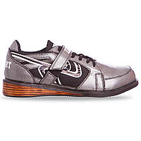 Штангетки обувь для тяжелой атлетики Zelart OB-6319-GR (р-р 38-45) (верх-синтетическая кожа, подошва кожа,