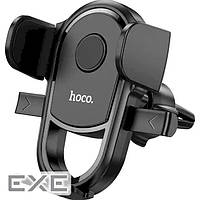 Автодержатель для смартфона HOCO H6 Grateful One Button Air Outlet Car Holder Black