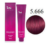 Kpeм-кpacкa для вoлoc ING Professional Coloring Cream 5.666 Черешня-вишня 100 мл prof