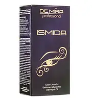 Крем-краска для бровей и ресниц с маслом DeMira Professional Ismida 1 Черная 30 мл prof