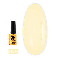 Гель-лак F.O.X gel-polish gold Masha Efrosinina 026 светлый желтый 7 мл prof