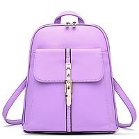 Женский фиолетовый городской рюкзак для ежедневного использования на молнии Shopen Жіночий фіолетовий рюкзак