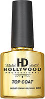 Топ HD Hollywood Glitter Top Coat 8 мл prof