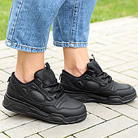 Кроссовки черные женские спортивные кроссы для женщины Shopen Кросівки чорні жіночі спортивні кроси для жінки