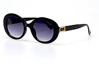 Черные очки женские солнцезащитные очки фенди для женщин Fendi Shopen Чорні окуляри жіночі сонцезахисні очки
