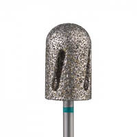 Фреза алмазная Nail Drill Twister для педикюра 488 010 диаметр 10 мм, зеленая prof