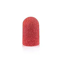 Колпачек Nail Drill красный диаметр 7 мм абразивность 120 грит prof