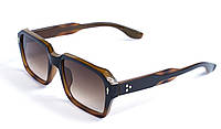 Женские пластиковые очки коричневые от солнца с коричневыми линзами. Shopen Жіночі пластикові окуляри