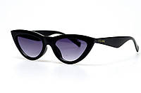 Черные солнцезащитные женские очки Селин Celine Shopen Чорні сонцезахисні жіночі окуляри селін Celine