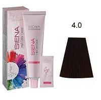 Крем-краска для волос jNOWA Professional Siena Chromatic Save 4/0 Коричневый 90 мл prof