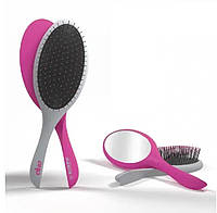 Массажний гребінець із зеркалом Kiepe Magnetic Duo Grey-Pink (20101) prof
