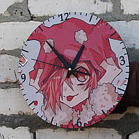 Настенные часы с надписью Часы с Вашими фото УФ печать Shopen Настінний годинник з написом Часи з Вашими фото