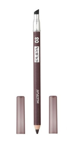 Олівець для очей Pupa Multiplay Eye Pencil з аплікатором 08 Basic Brun, 1.2 г, фото 1