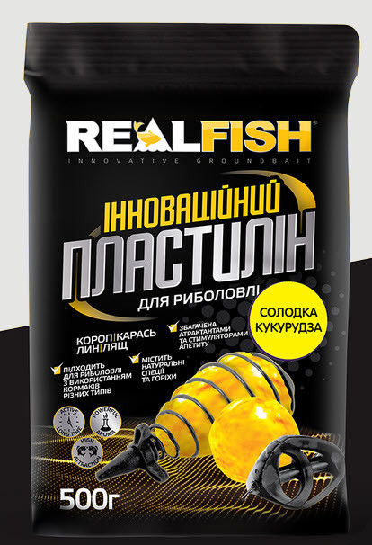 Пластилін Real Fish Солодка Кукурудза, фото 1