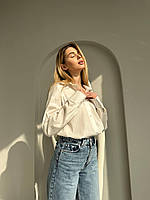 YB_Женская легкая классическая рубашка. Арт 434А400 Белый, 42-46