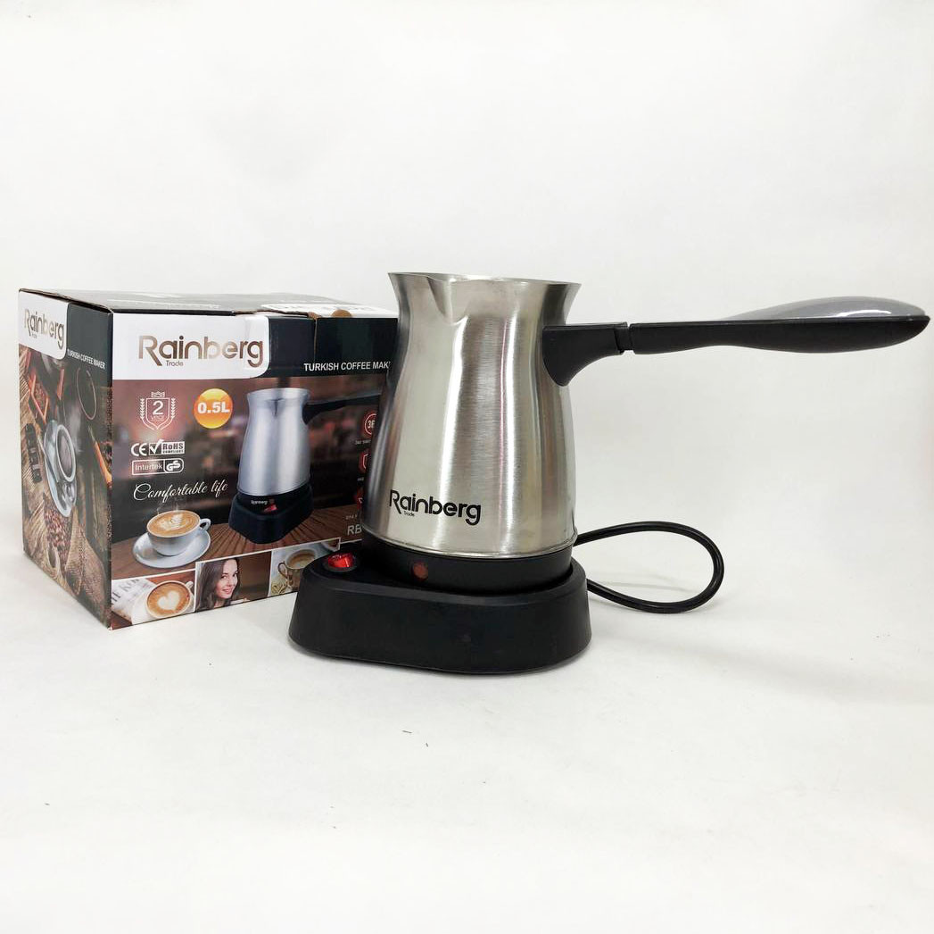 Турка кофеварка электрическая, электротурка Rainberg RB 612 ND-344 0.5л 600Вт - фото 3 - id-p2075417190