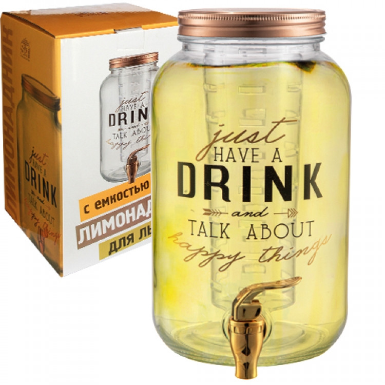 Лимонадник Банку із ємністю для льоду на 3.6 л, фото 1