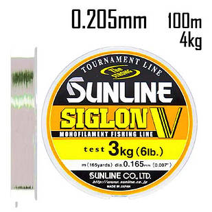 Волосінь Sunline Siglon V 100m 0.205mm 4kg