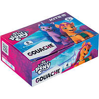 Гуаш KITE у наборі, 6 кольорів по 20 мл., Little Pony (LP23-062)