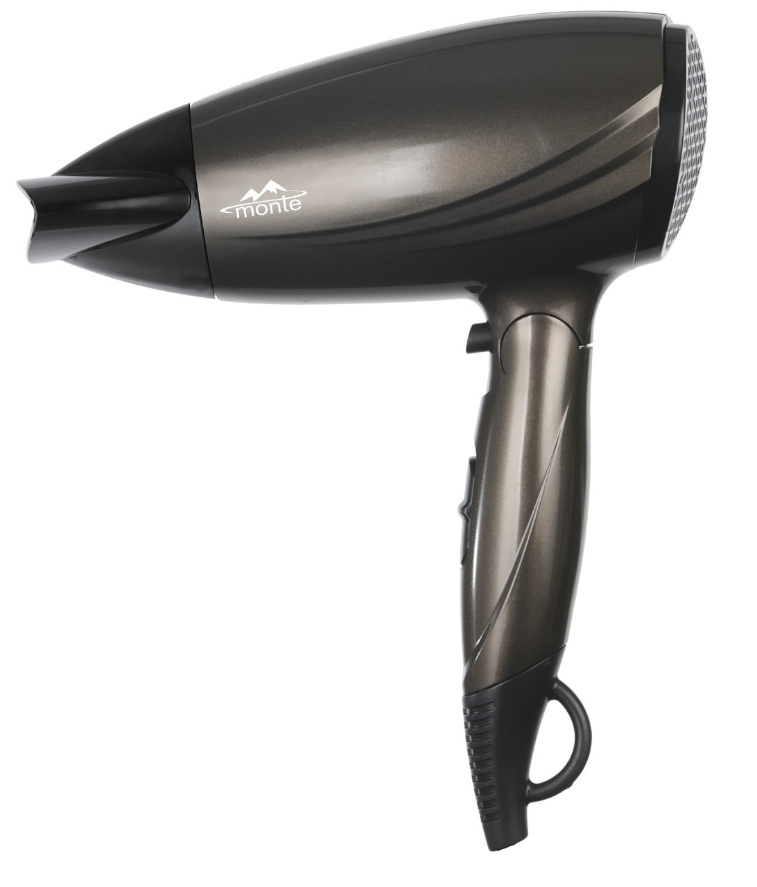 Фен Monte RMT-5216C 1600W (шоколадний), фото 1