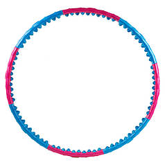 Обруч масажний розбірний червоно-синій