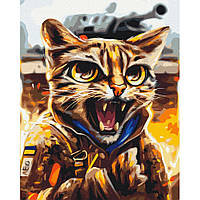 Картина за номерами "Котик Ягуар" ©Маріанна Пащук Brushme BS53464 40х50 см mn