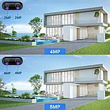 🔥Камера поворотна відеоспостереження 4к 5 мп WI-FI зовнішня вулична 8X ЗУМ ICSEE, фото 5