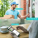 🔥Камера поворотна відеоспостереження 4к 5 мп WI-FI зовнішня вулична 8X ЗУМ ICSEE, фото 8